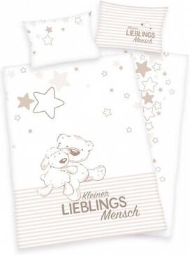 Baby Best Baby overtrekset Kleine favoriete persoon met beertjesmotief en liefdevol opschrift