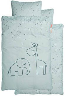 Done by Deer ™ Beddengoed Junior Dream y stippen blauw 100 x 140 cm
