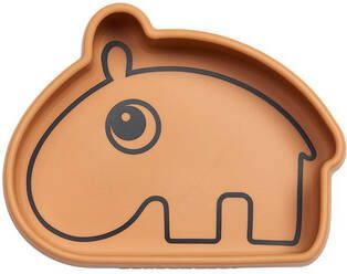 Done by Deer ™ Kinderkom stok en verblijf van de 6e maand mosterdgeel