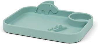 Done by Deer Baby Accessoires Peekaboo Compartment Plate Blauw