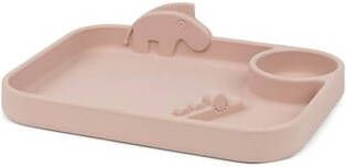 Done by Deer Baby Accessoires Peekaboo Compartment Plate Roze