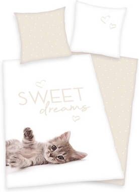 Young Collection Kinderovertrekset Kat met een schattig dierenmotief