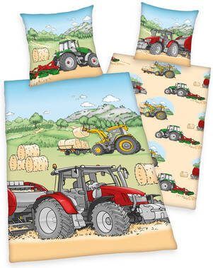 Young Collection Kinderovertrekset Tractor met een geweldig tractormotief