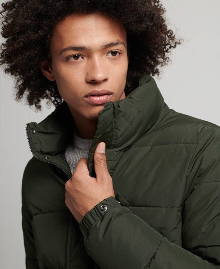 Superdry Winterjas retro puffer jacket olive(m5011425a lo3 )