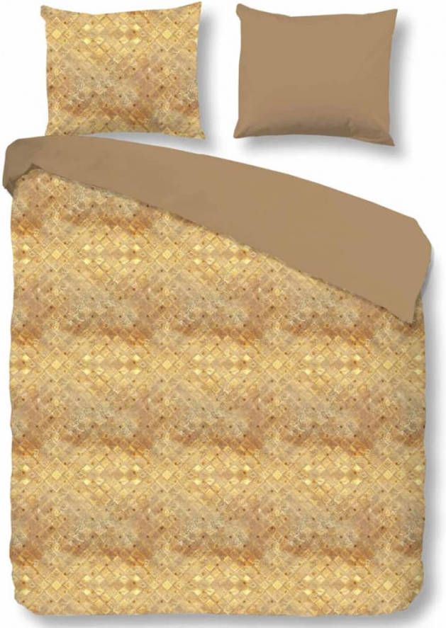 Descanso dekbedovertrek Kira zand 140x200/220 cm Leen Bakker