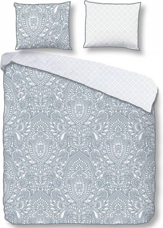 Descanso dekbedovertrek Maud grijs 240x200/220 cm Leen Bakker