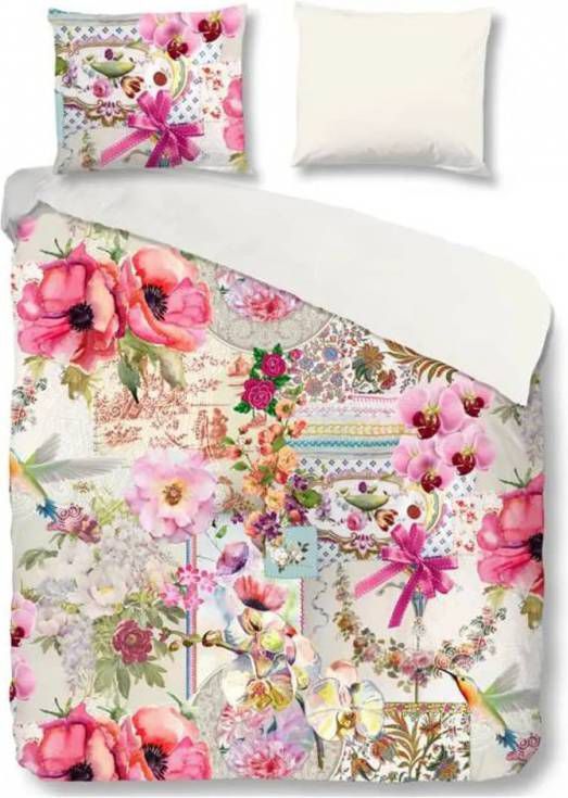 Good Morning Aisha Dekbedovertrek 100% Katoen 1 persoons(140x200/220 Cm + 1 Sloop) 1 Stuk(60x70 Cm) Multi