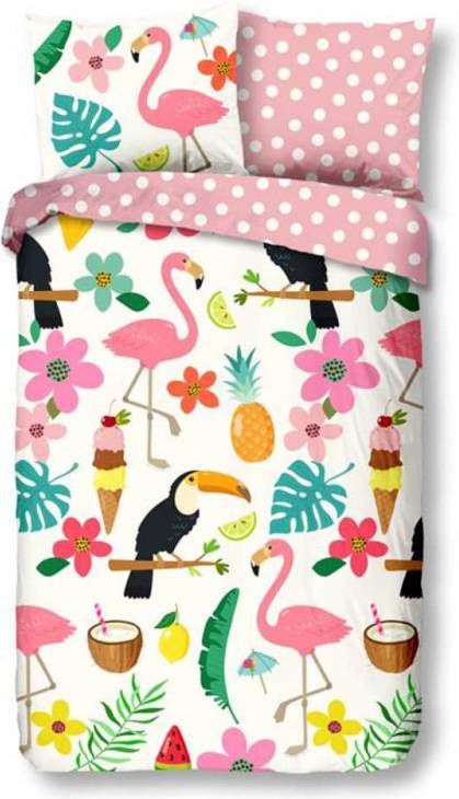 Good Morning Aloha Dekbedovertrek Katoen 1-persoons (140x200/220 Cm + 1 Sloop) Multi