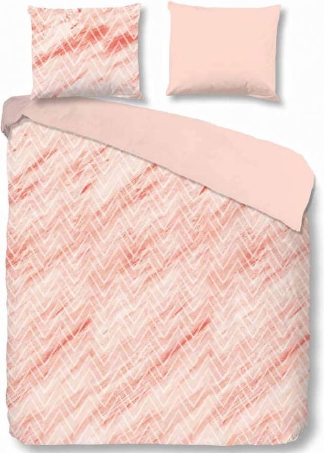 Good Morning dekbedovertrek Sharon koraal 240x200/220 cm Leen Bakker