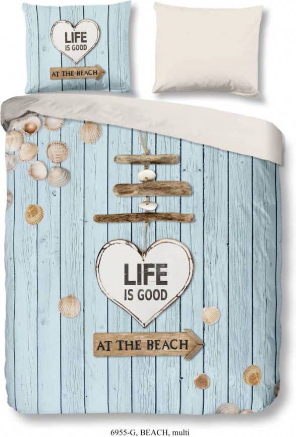 Good Morning Beach Dekbedovertrek Lits jumeaux(240x200/220 Cm + 2 Slopen) Katoen Multi