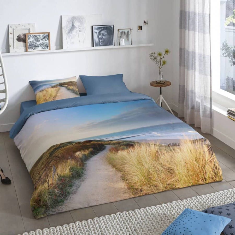 Good Morning Dunes Dekbedovertrek 1 persoons(140x200/220 Cm + 1 Sloop) Katoen Multi