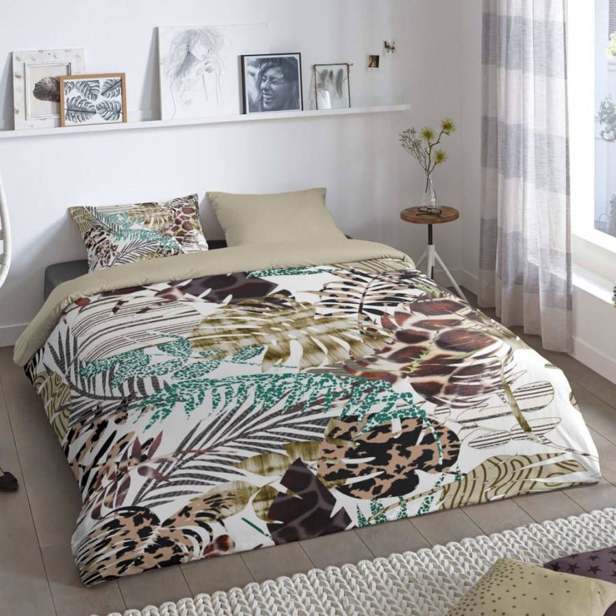 Good Morning Esmay Dekbedovertrek Lits jumeaux(240x200/220 Cm + 2 Slopen) Katoen Multi