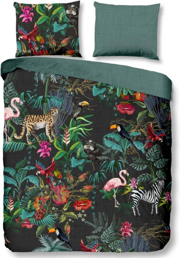 Good Morning Funky Dekbedovertrek 1 persoons(140x200/220 Cm + 1 Sloop) Katoen Multi