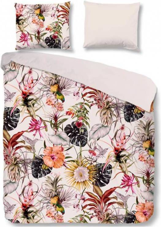 Good Morning Jacq Dekbedovertrek 100% Katoen 1 persoons(140x200/220 Cm + 1 Sloop) 1 Stuk(60x70 Cm) Multi