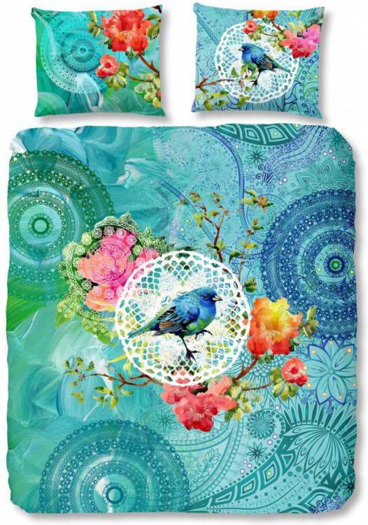 Hip dekbedovertrek Tessya multikleur 200x200/220 cm Leen Bakker