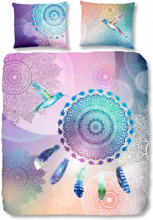 Hip dekbedovertrek Sima multikleur 200x200/220 cm Leen Bakker