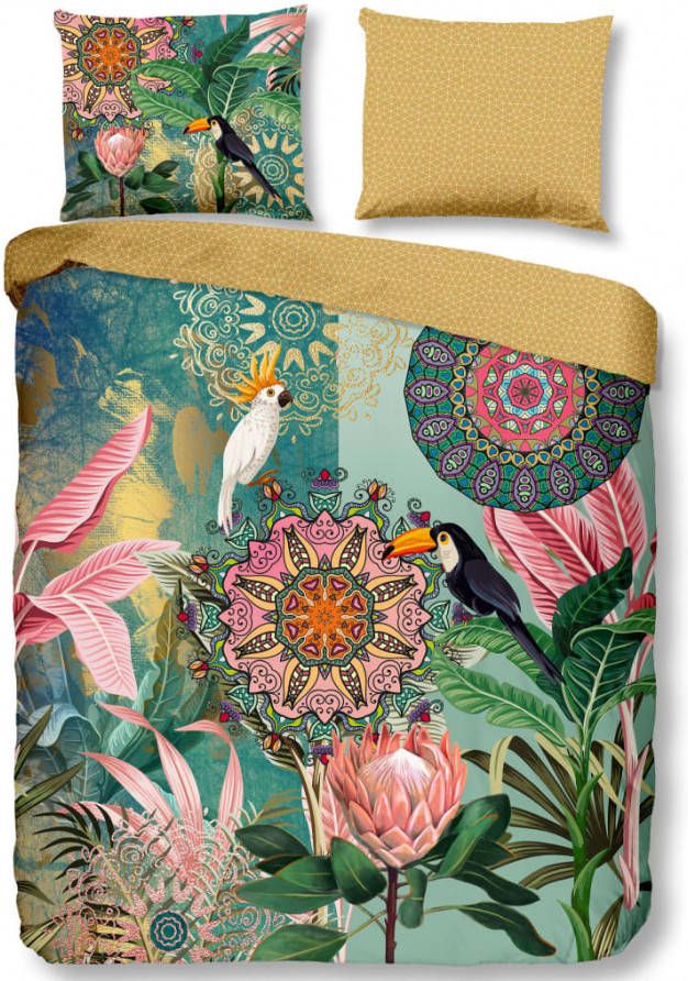 HIP Collection Sofiya Dekbedovertrek 2 persoons(200x200/220 Cm + 2 Slopen) Katoen Satijn Multi