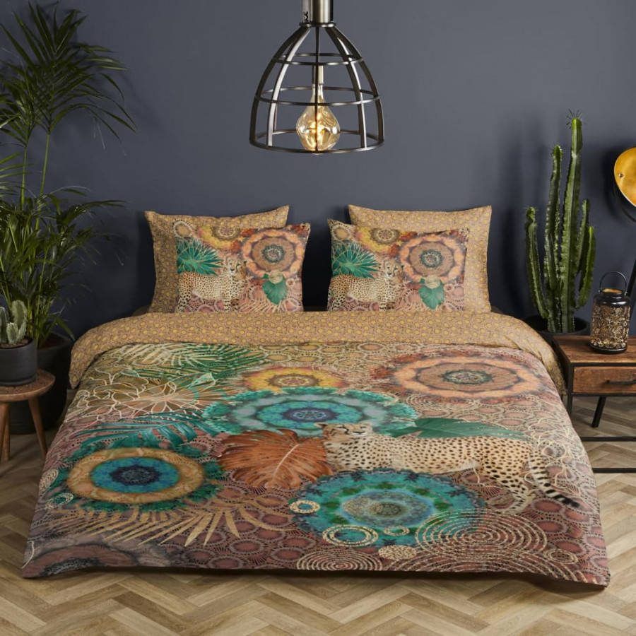 HIP Collection Zenta Dekbedovertrek Lits jumeaux(240x200/220 Cm + 2 Slopen) Katoen Satijn Multi