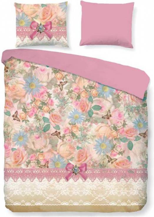 Pure dekbedovertrek Rosalie multikleur 240x200/220 cm Leen Bakker