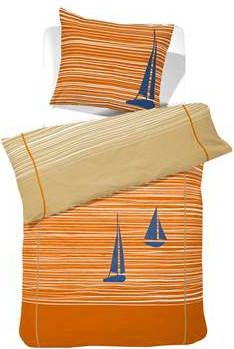 Cinderella Dekbedovertrek Boats Katoen 140x200/220 Cm Burned Orange