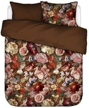 Essenza Claire Dekbedovertrek Lits jumeaux(240x200/220 Cm + 2 Slopen) Katoen Satijn Cinnamon