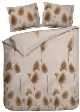 Slaap Vaak Heckett & Lane Jonas Flanel Dekbedovertrek 2 persoons(200x200/220 Cm + 2 Slopen) Flanel Buff Beige