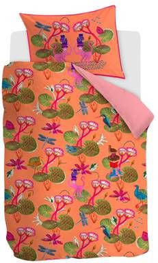 Oilily KIDS Reading Monkey Kinderdekbedovertrek 100 x 135 cm Oranje