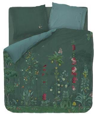PiP Studio Babylons Garden dekbedovertrekset van katoen perkal 200TC inclusief kussenslopen