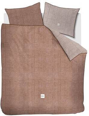 Rivièra Maison Coughton Court Dekbedovertrek 2 persoons(200x200/220 Cm + 2 Slopen) Katoen Terra