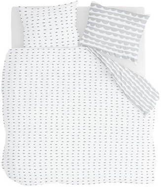 Walra katoenen dekbedovertrek lits jumeaux(dekbedovertrek 240x220 cm )