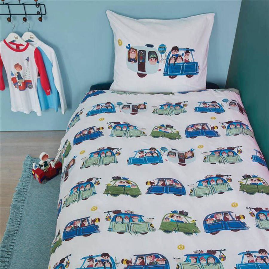 Beddinghouse Fiep Amsterdam Dekbedovertrek Vakantie Multi 1 persoons 140x200/220 Cm