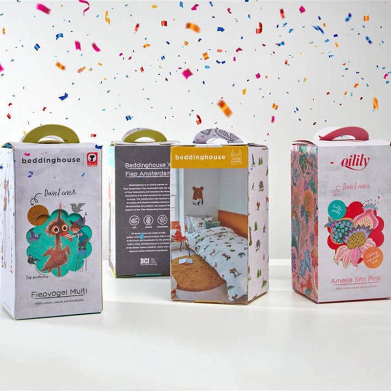 Beddinghouse katoenen peuterdekbedovertrek(dekbedovertrek 120x150 cm )