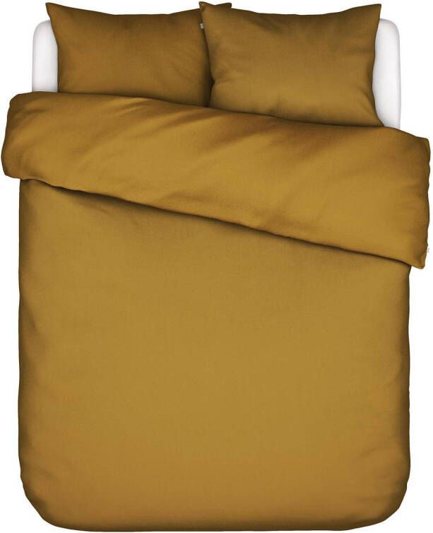 Essenza Minte Dekbedovertrek 2 persoons(200x200/220 Cm + 2 Slopen) Katoen Satijn Olive