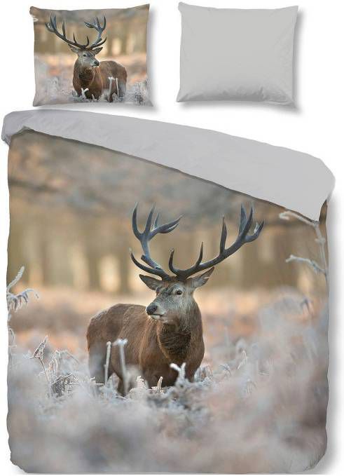 Good Morning Michel Flanel Dekbedovertrek 1 persoons(140x200/220 Cm + 1 Sloop) Flanel Multi