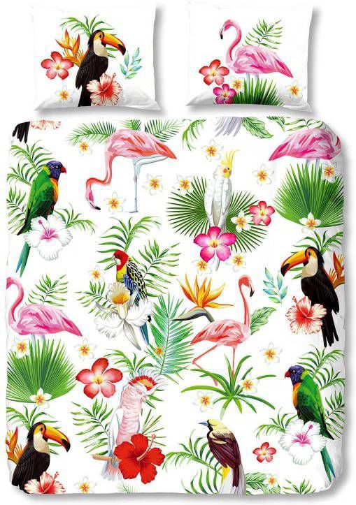 Good Morning Paradise Dekbedovertrek Lits jumeaux(240x200/220 Cm + 2 Slopen) Katoen Multi