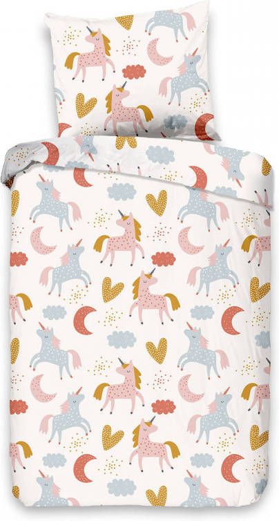 Good Morning Unilove Mini Dekbedovertrek Katoen Peuter(120x150 Cm + 1 Sloop) Multi