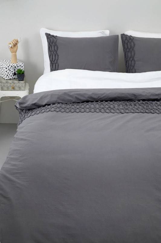 Papillon Dekbedovertrek Melbourne Grijs 140x200/220