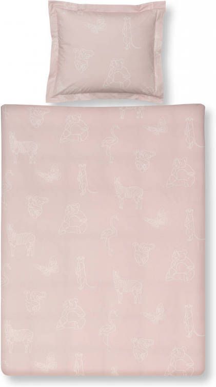 Vandyck Animal Kids dekbedovertrekset van katoen inclusief kussenslopen