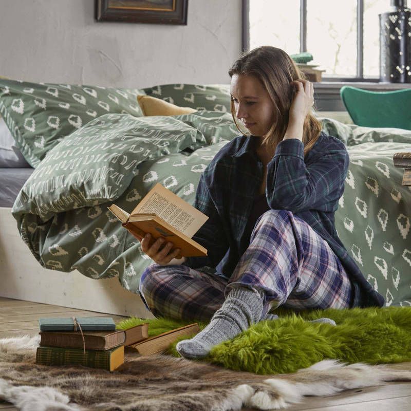 Walra Gerecycled katoen(duurzaam)dekbedovertrek 2 persoons(dekbedovertrek 200x220 cm )