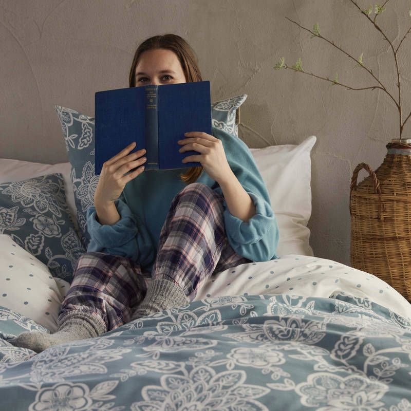 Walra katoenen dekbedovertrek 1 persoons(dekbedovertrek 140x220 cm )