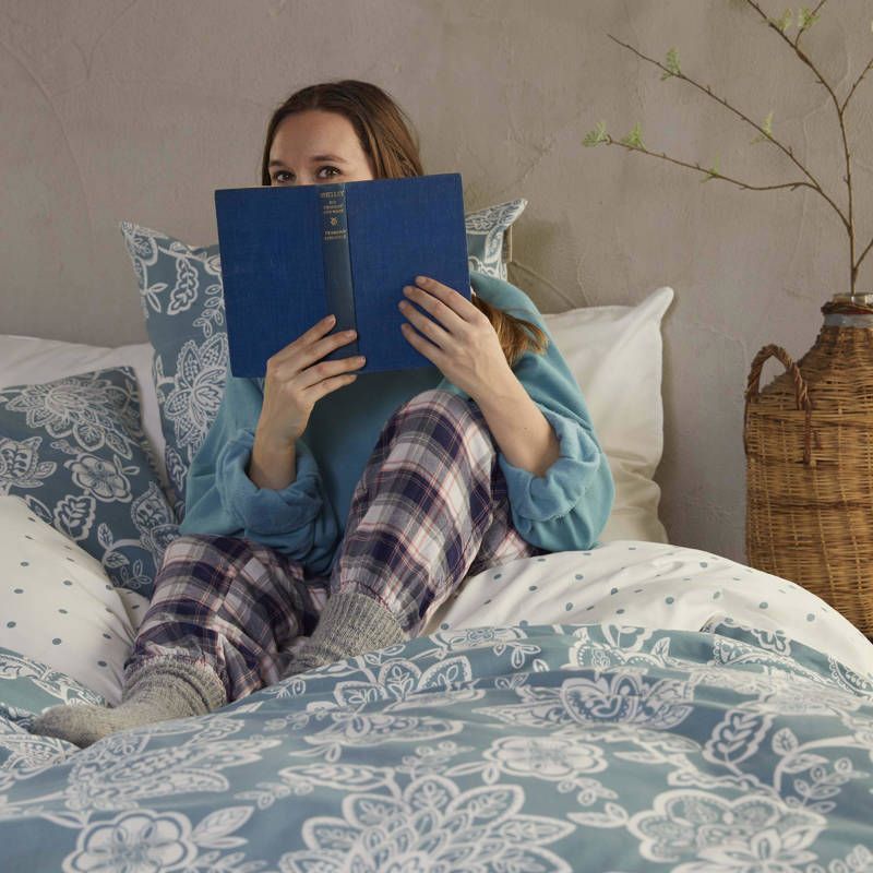 Walra katoenen dekbedovertrek lits jumeaux(dekbedovertrek 240x220 cm )