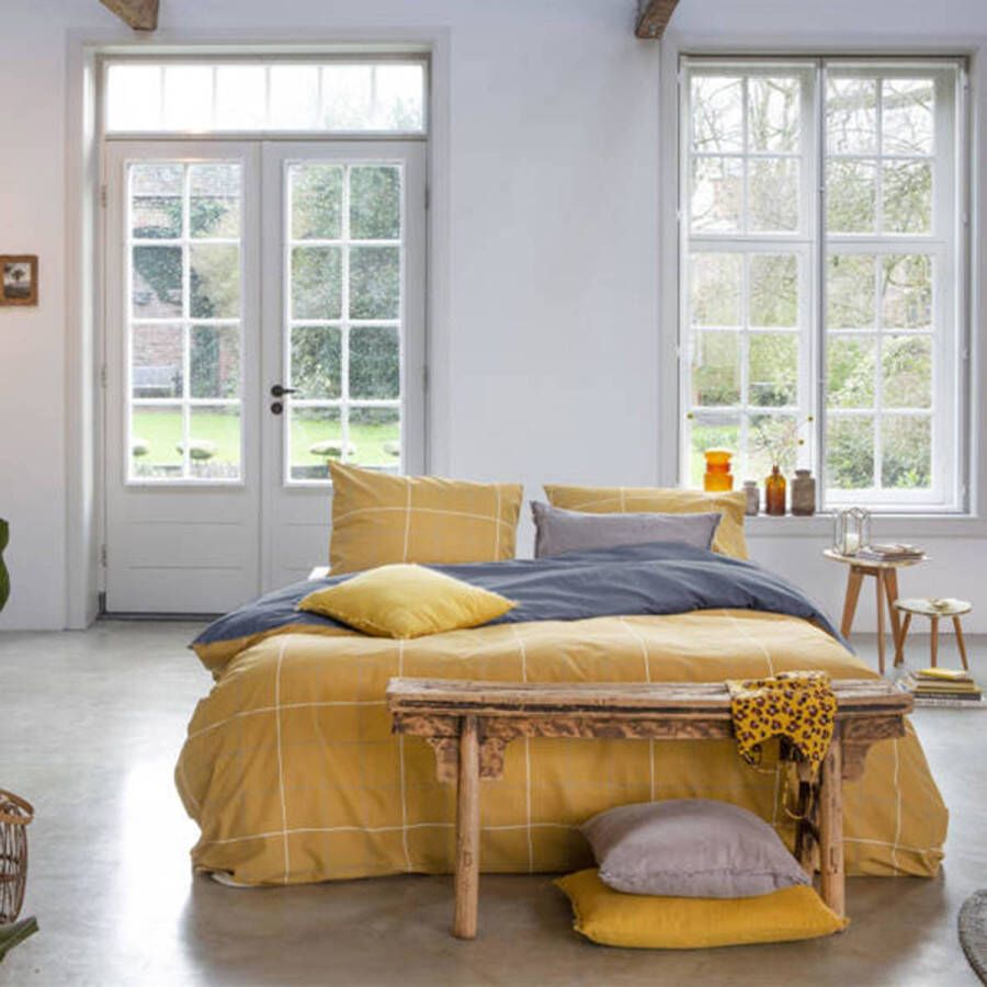 Walra katoenen dekbedovertrek lits jumeaux(dekbedovertrek 240x220 cm )