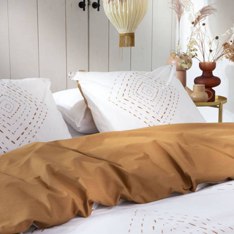 Walra katoenen dekbedovertrek lits jumeaux(dekbedovertrek 240x220 cm )