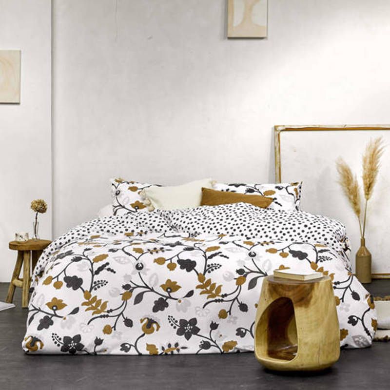 Walra katoenen dekbedovertrek lits jumeaux(dekbedovertrek 240x220 cm )