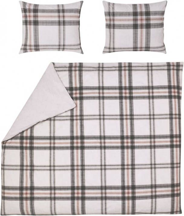 ESSENZA Valentina dekbedovertrekset van katoen flanel 144TC inclusief kussenslopen