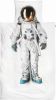 Snurk Beddengoed SNURK Astronaut flanel dekbedovertrek 1-persoons (140x200/220 cm + 1 sloop) online kopen