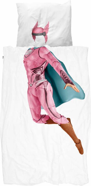Snurk Beddengoed SNURK SuperHero dekbedovertrek 1-persoons (140x200 cm + 1 sloop)