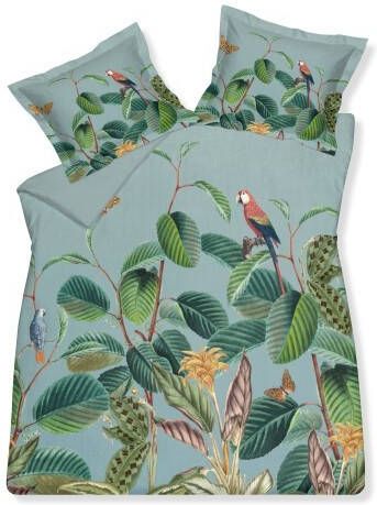 Vandyck Bird Trial dekbedovertrekset van katoensatijn 200 TC inclusief kussenslopen