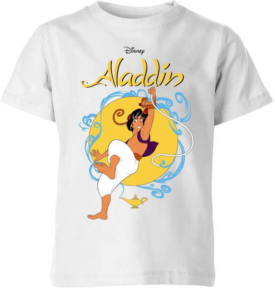 Disney Aladdin Rope Swing kinder t shirt Wit 146/152(11 12 jaar )
