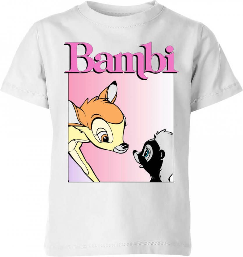 Disney Bambi Nice To Meet You kinder t shirt Wit 146/152(11 12 jaar )